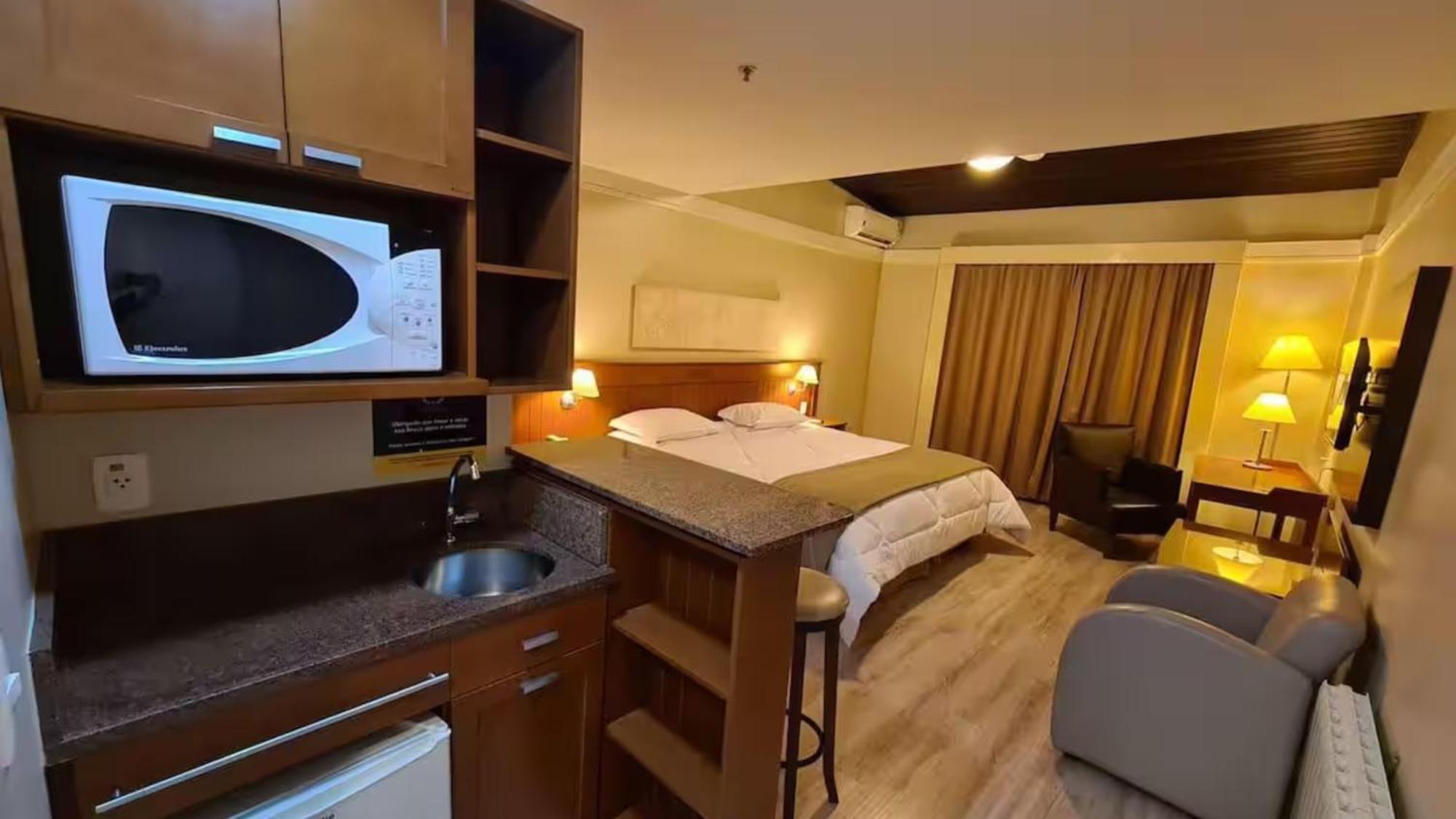 Apart-Hotel Em Gramado, Padrao 4 Estrelas, No Centro Eksteriør bilde